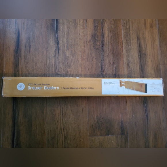 Bambüsi Organic Bamboo 4 Pack Drawer Divider - Picture 4 of 5